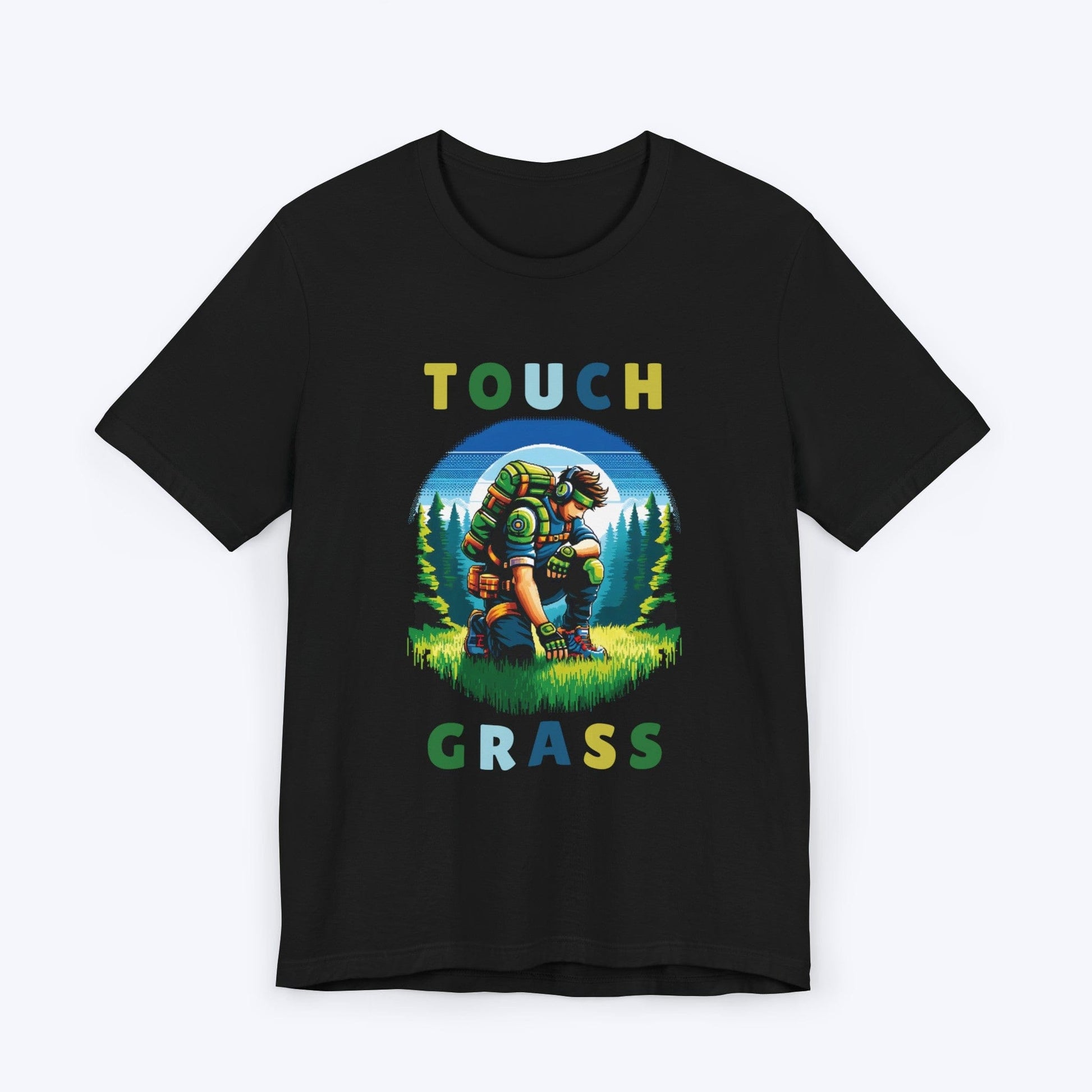 T-Shirt Black / S Touch Grass (Nature) T-shirt