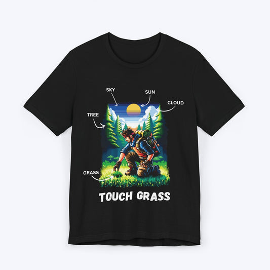 T-Shirt Black / S Touch Grass (Pixelated) T-shirt
