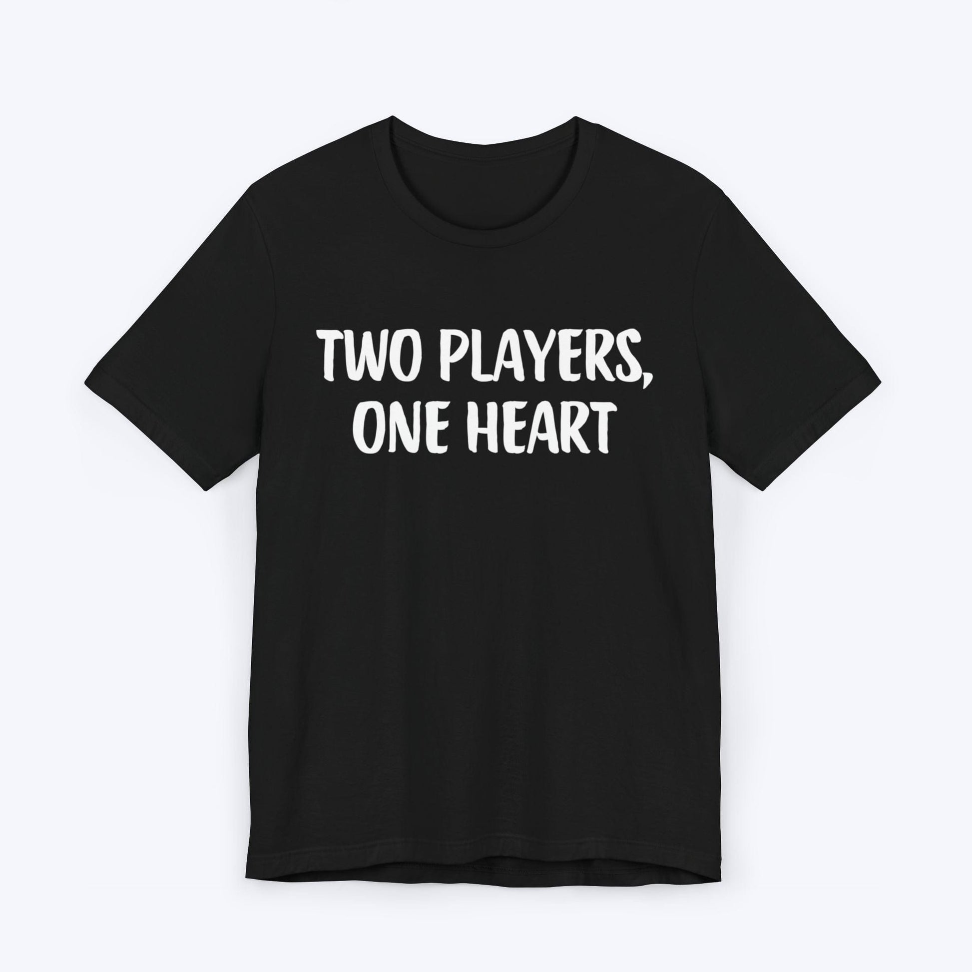 T-Shirt Black / S Two Players, One Heart T-shirt