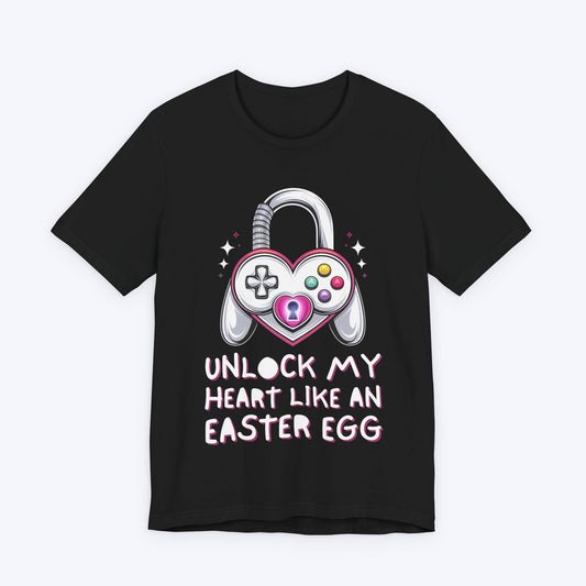 T-Shirt Black / S Unlock My Heart Like An Easter Egg T-shirt