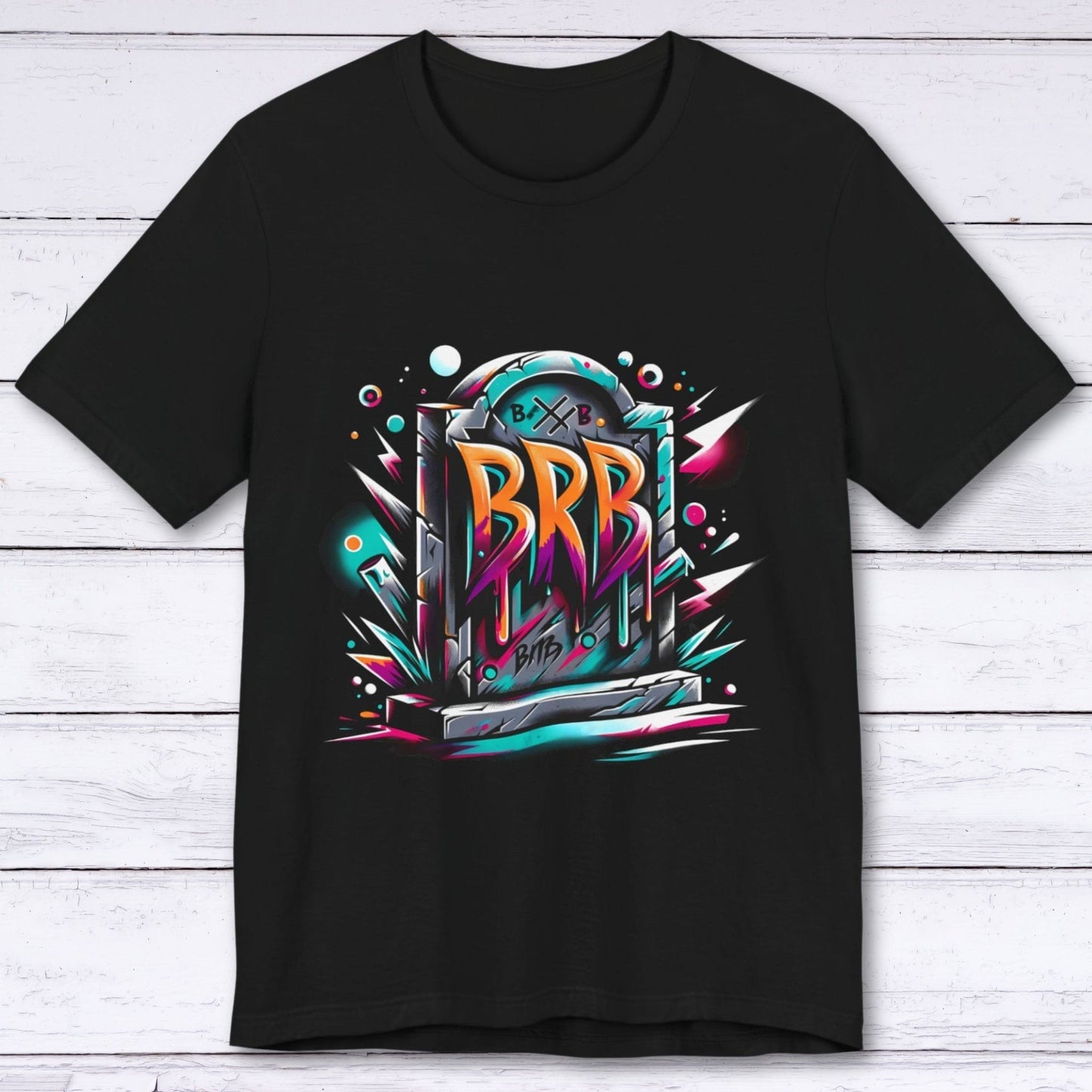 T-Shirt Black / S Urban Rest: BRB Tombstone Edition T-shirt