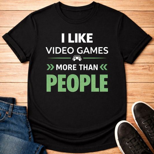 T-Shirt Black / S Video Game Enjoyer T-shirt
