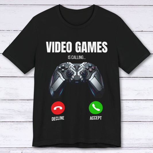 T-Shirt Black / S Video Games Dialing In T-shirt