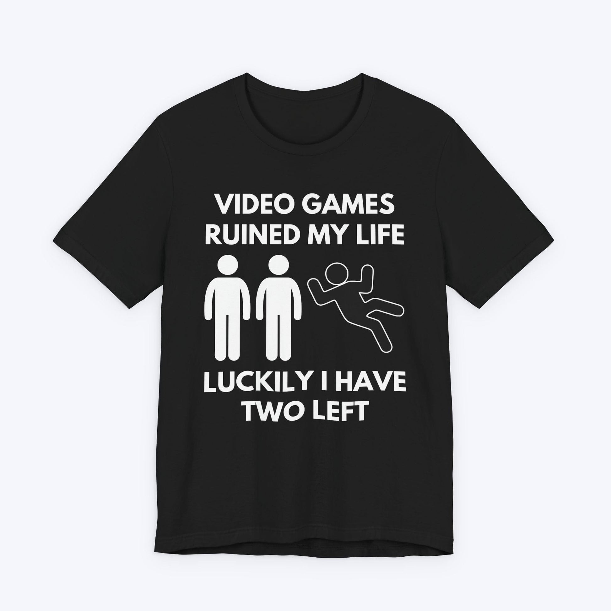 T-Shirt Black / S Video Games Ruined My Life T-shirt