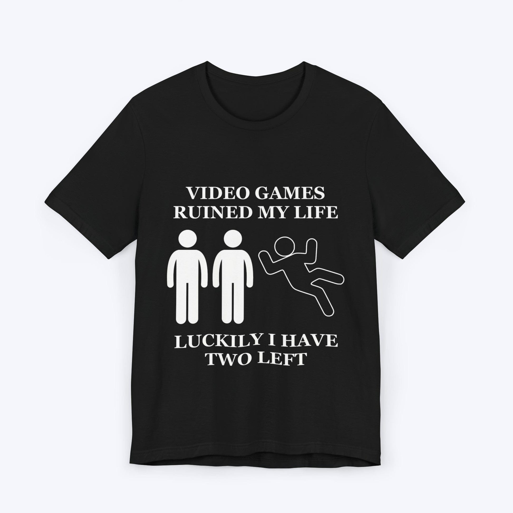 T-Shirt Black / S Video Games Ruined My Life T-shirt