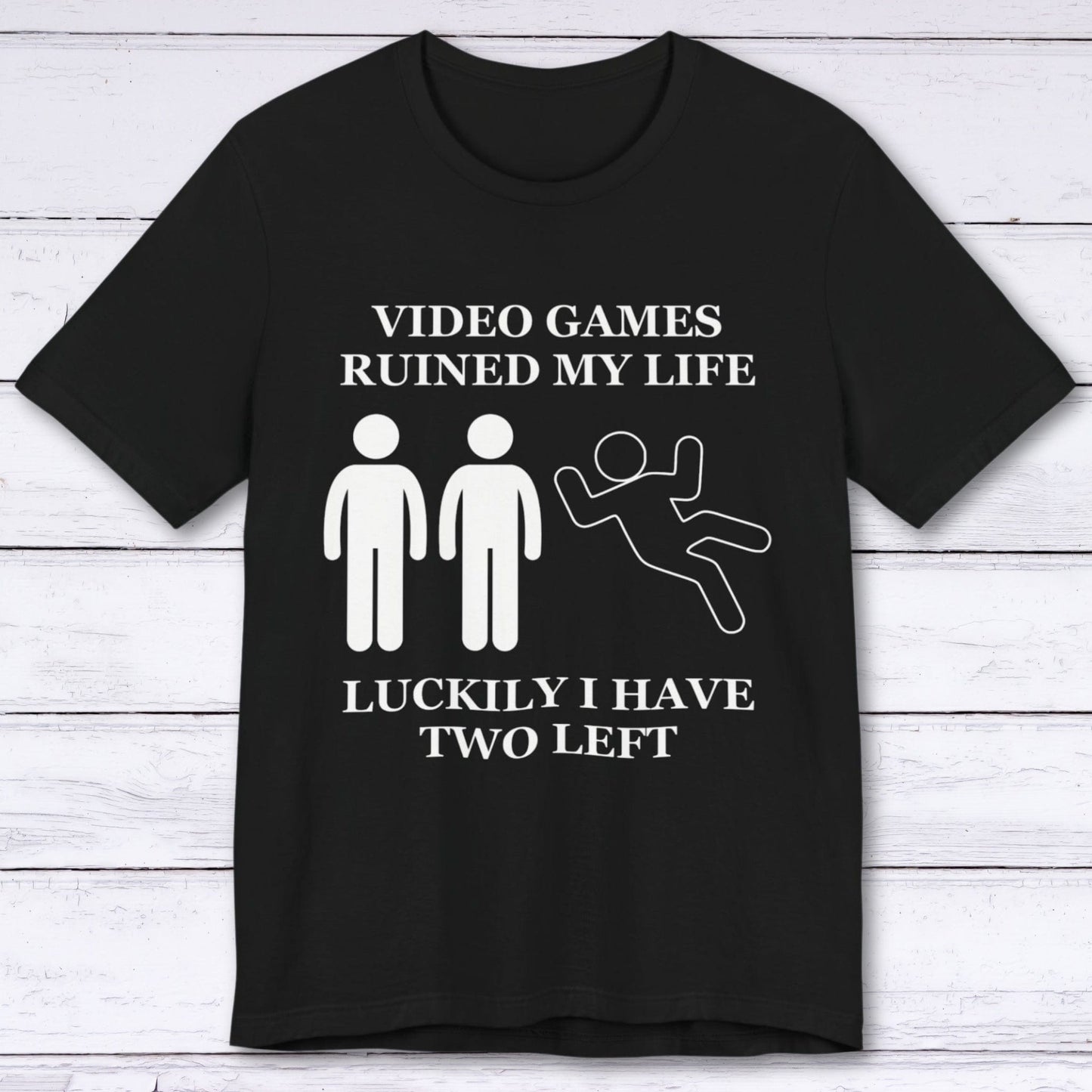 T-Shirt Black / S Video Games Ruined My Life T-shirt