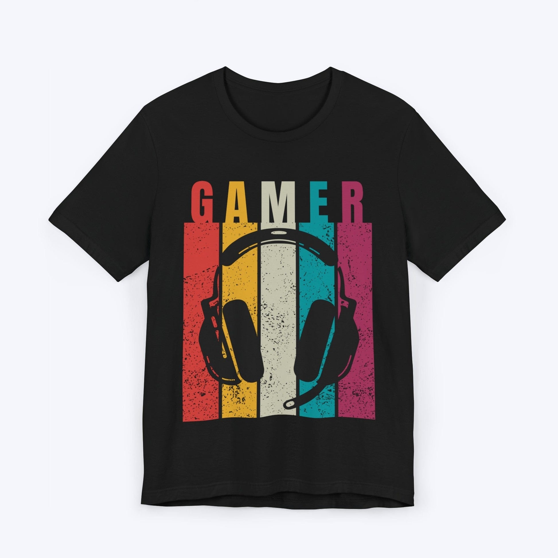 T-Shirt Black / S Vintage Gamer (Headset Edition) T-shirt