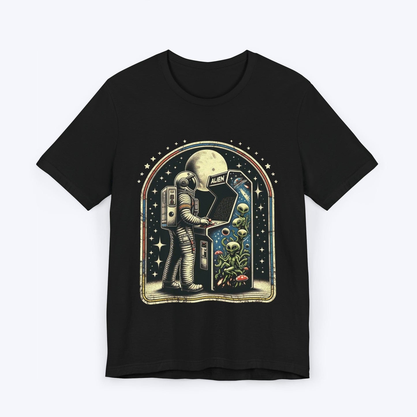 T-Shirt Black / S Vintage Moonwalk Astronaut T-shirt