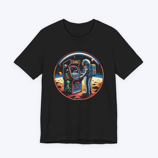 T-Shirt Black / S Visiting Mars - Astronaut Adventure T-shirt