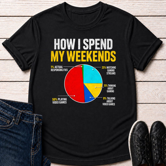 T-Shirt Black / S Weekend Gamer T-shirt