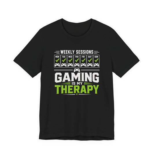 T-Shirt Black / S Weekly Gaming Therapy T-shirt