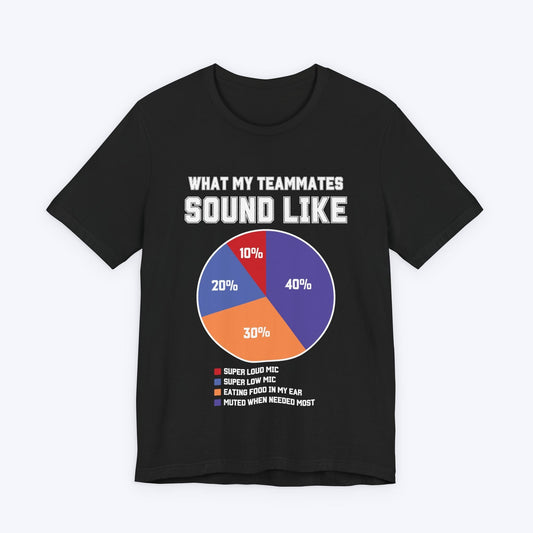 T-Shirt Black / S What My Teammates Sound Like T-shirt