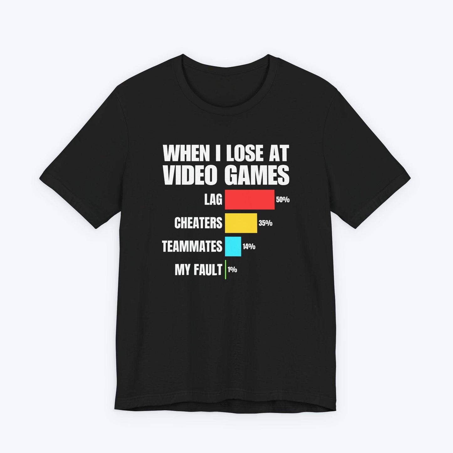 T-Shirt Black / S When I Lose at Video Games T-shirt