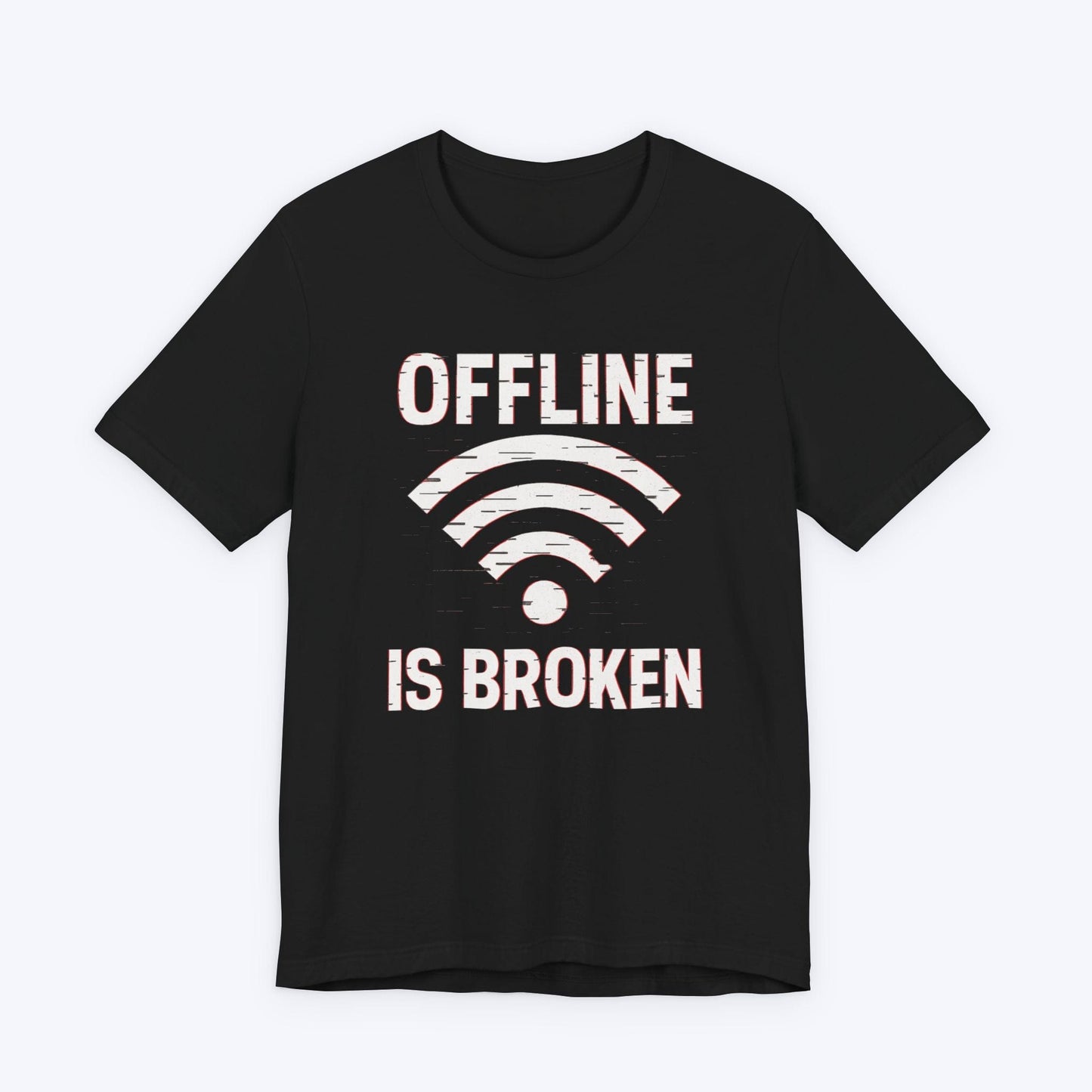 T-Shirt Black / S Who Broke Offline T-shirt