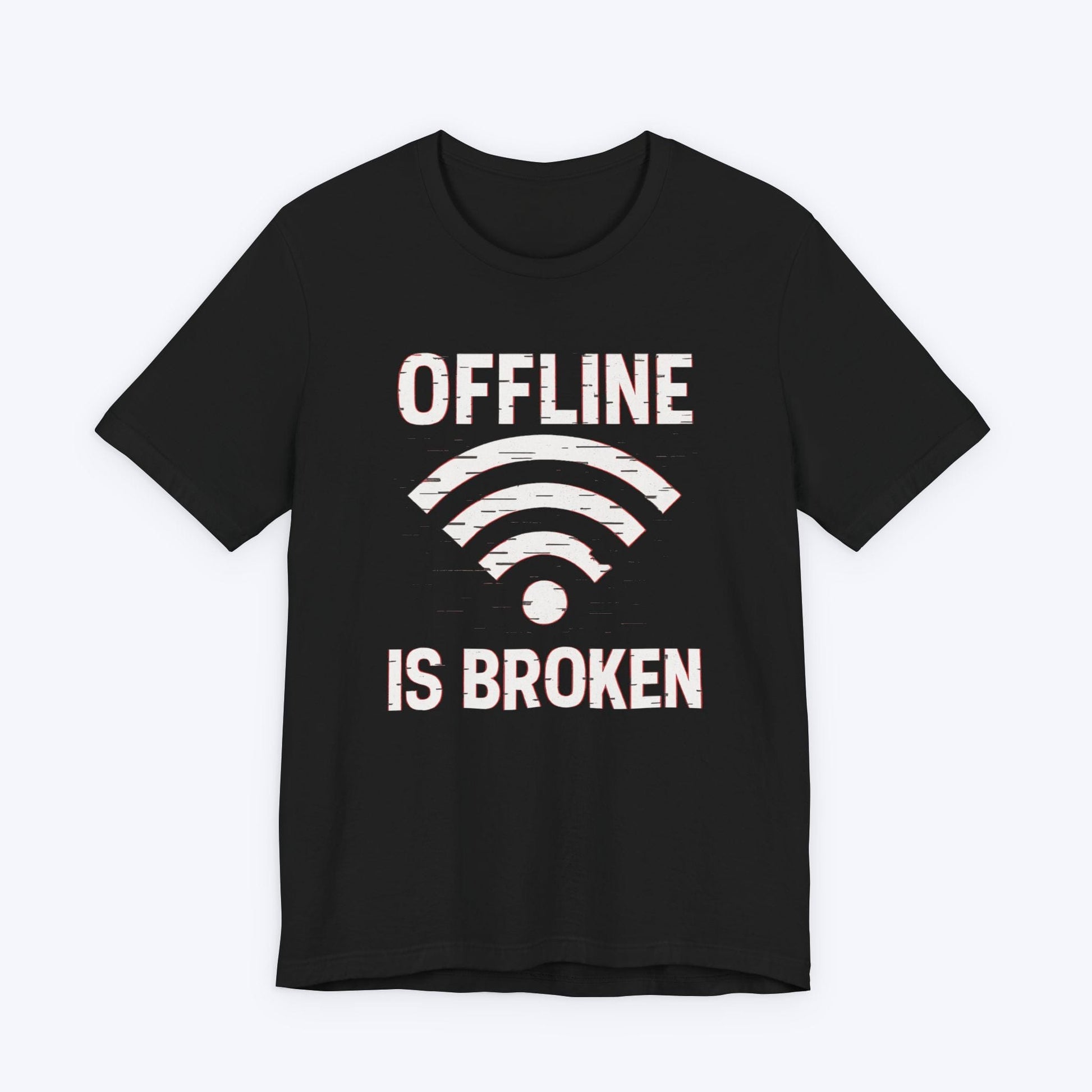 T-Shirt Black / S Who Broke Offline T-shirt