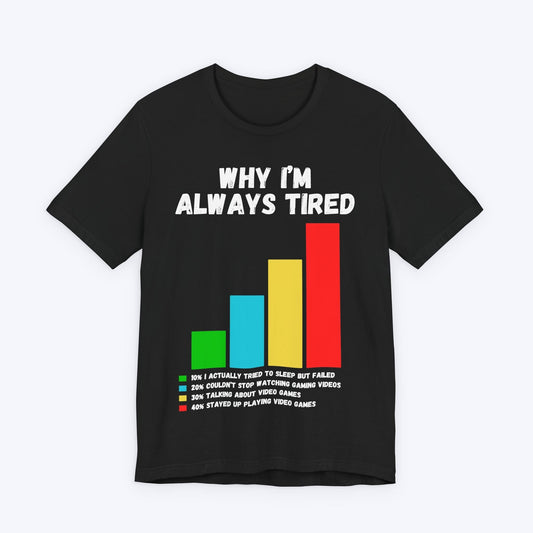T-Shirt Black / S Why I'm Always Tired T-shirt