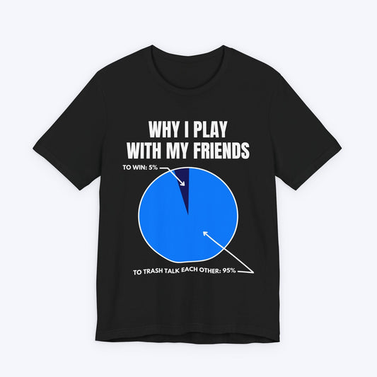 T-Shirt Black / S Why I Play With My Friends T-shirt