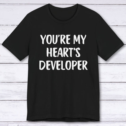 T-Shirt Black / S You're My Heart's Developer T-shirt