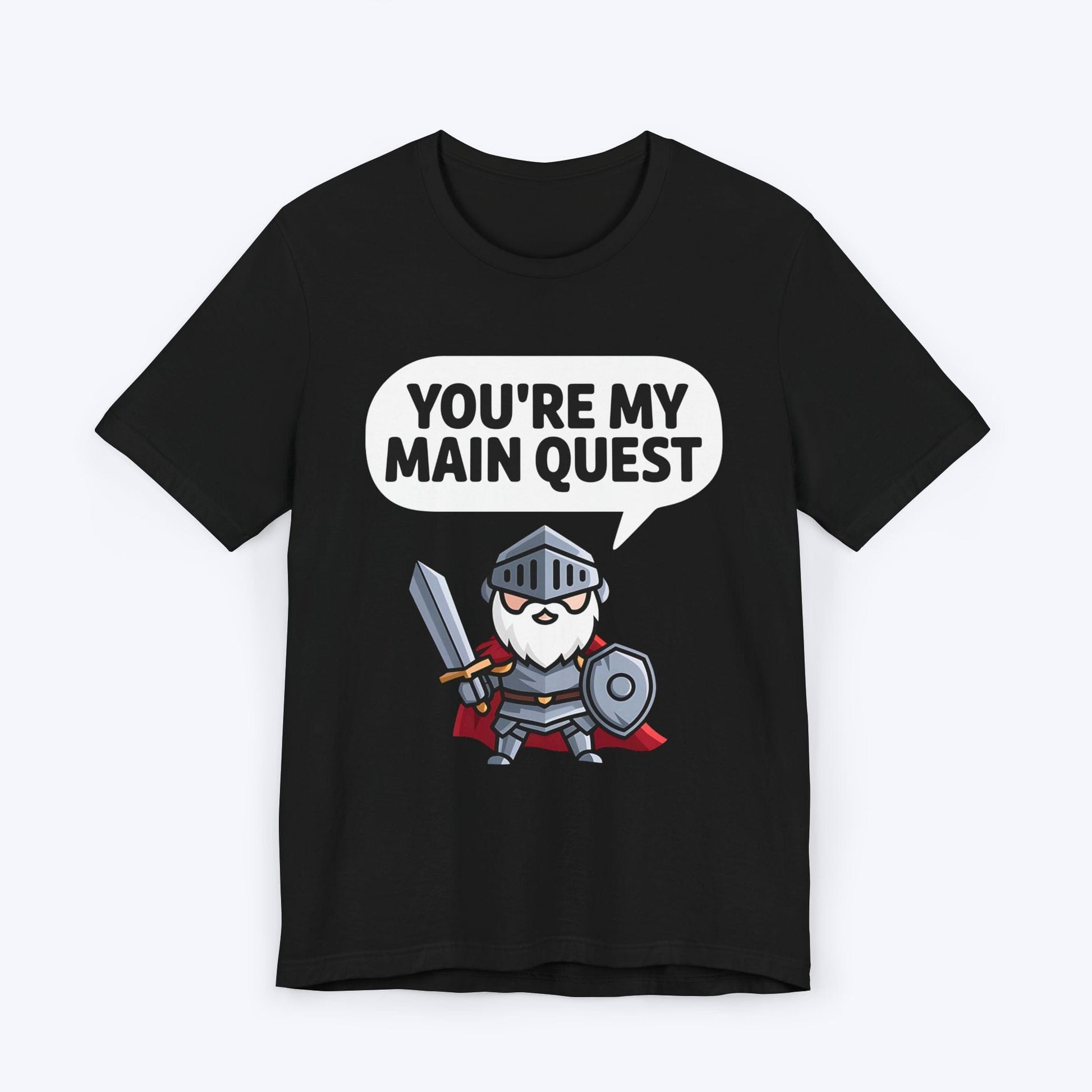 T-Shirt Black / S You're My Main Quest – Level 100 Love T-shirt