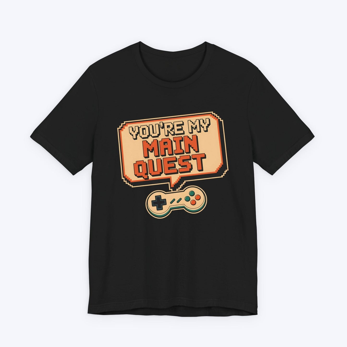 T-Shirt Black / S You're My Main Quest – Open World Love T-shirt