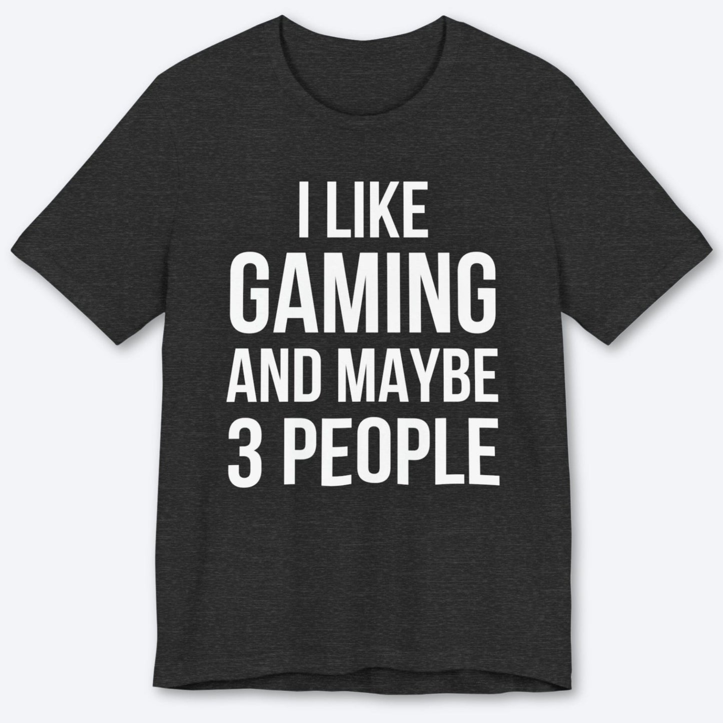 T-Shirt Dark Grey Heather / S 3 People Limit T-shirt
