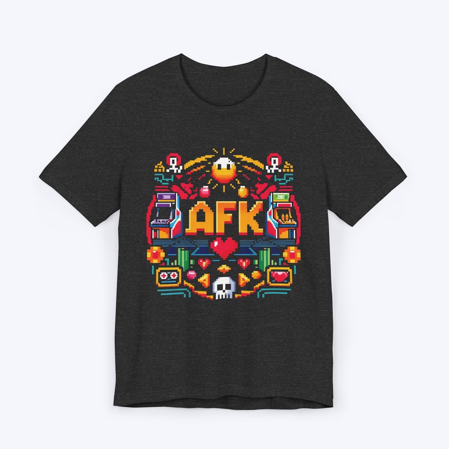 T-Shirt Dark Grey Heather / S AFK 2K Gamer T-shirt