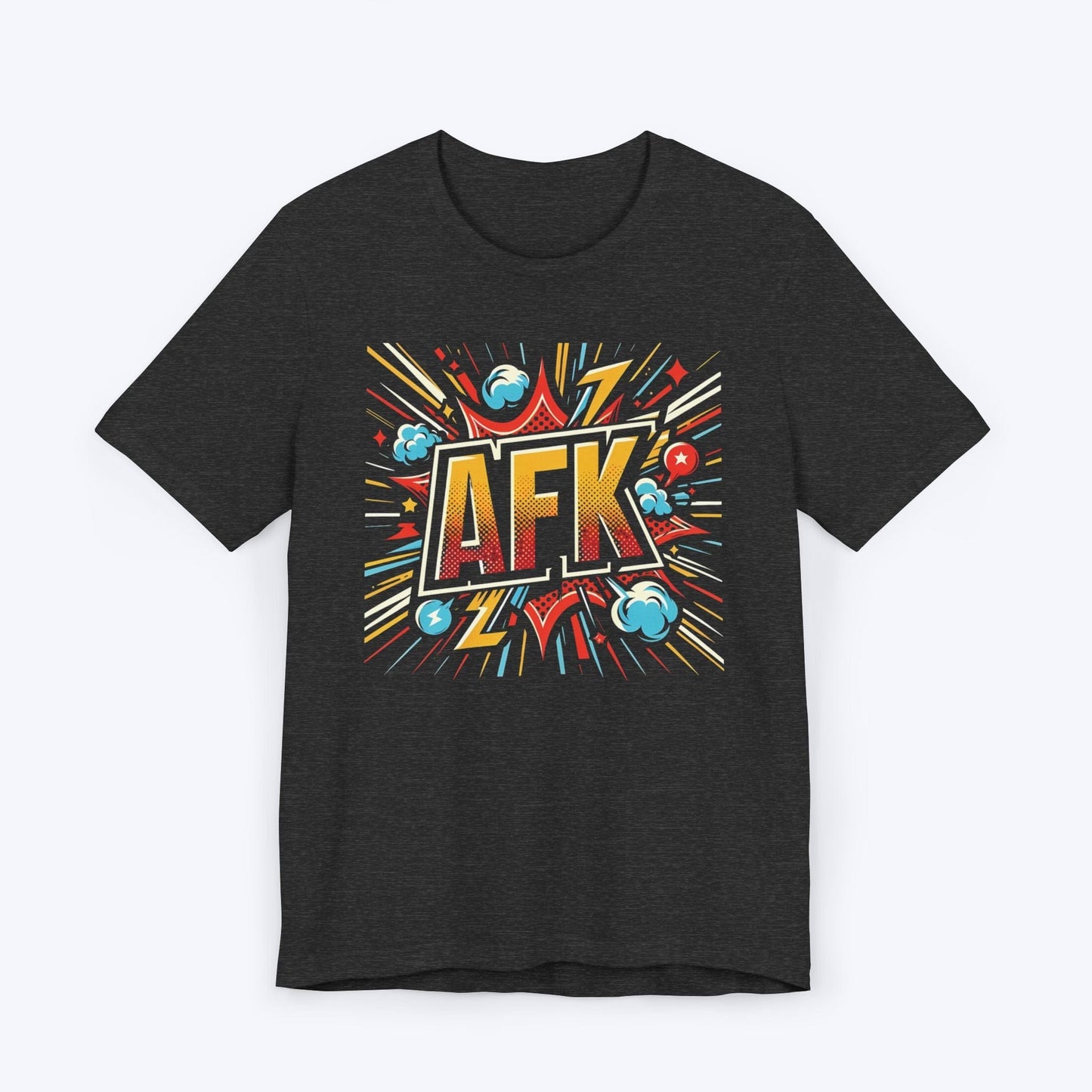 T-Shirt Dark Grey Heather / S AFK Boom Bang Pow T-shirt