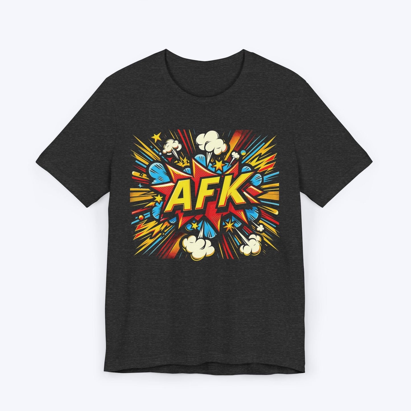 T-Shirt Dark Grey Heather / S AFK Comic Book Vibes T-shirt