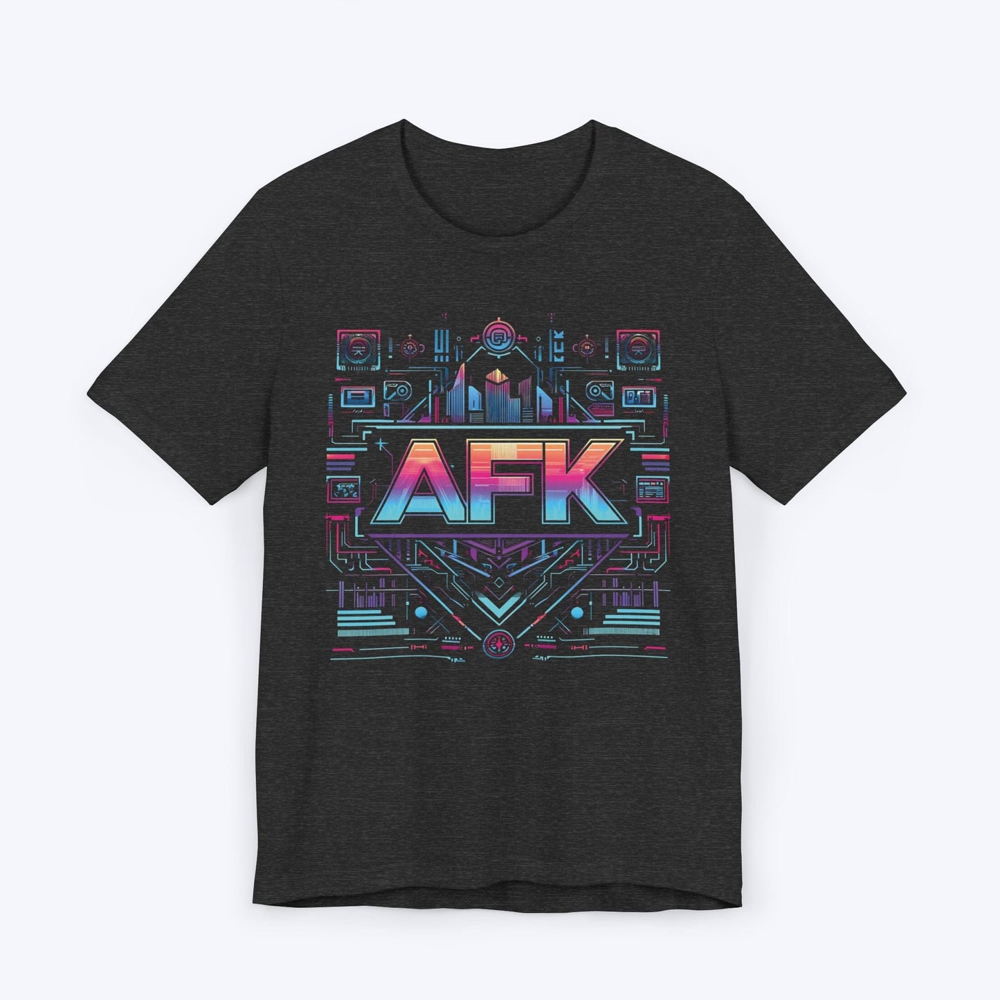 T-Shirt Dark Grey Heather / S AFK Digital Interloper T-shirt