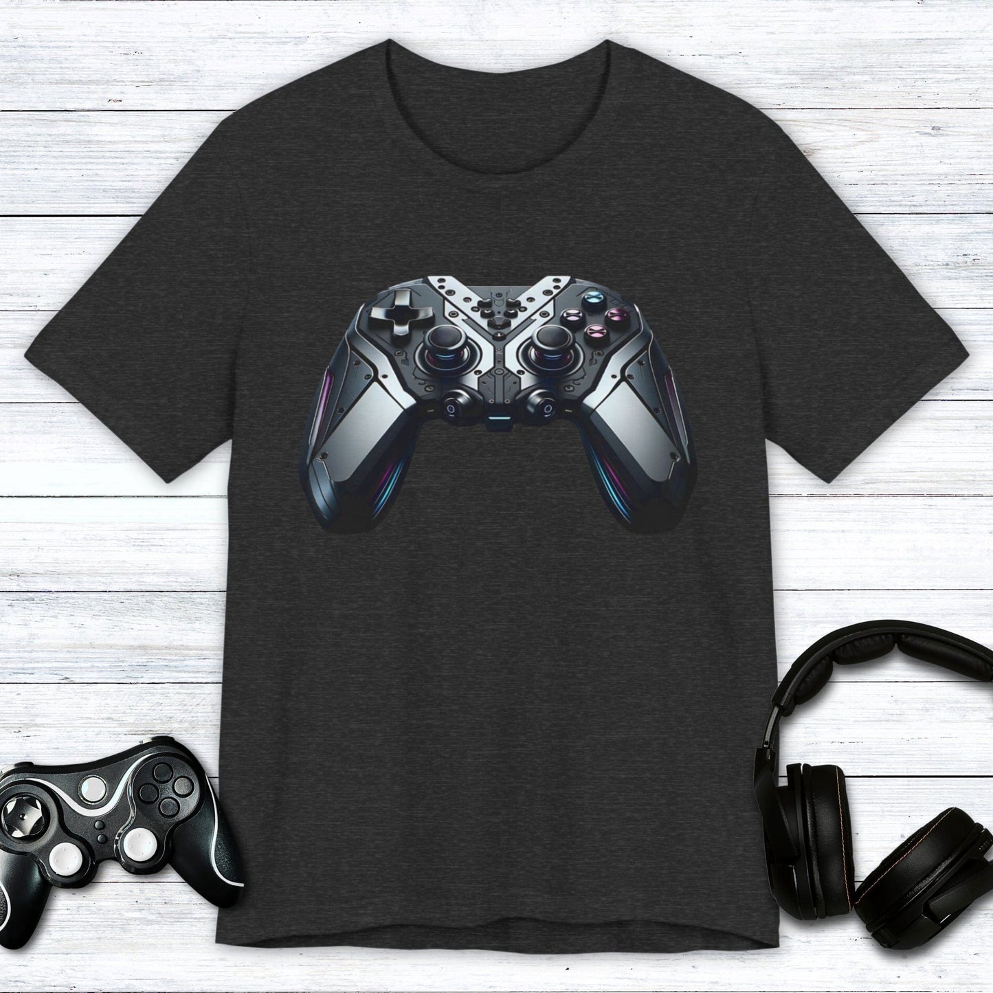 T-Shirt Dark Grey Heather / S Alien Dreams Gaming Controller T-shirt