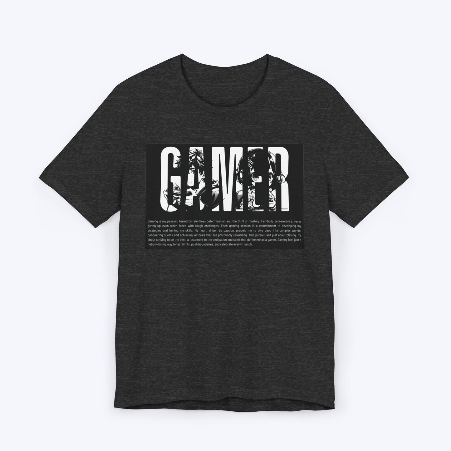 T-Shirt Dark Grey Heather / S Anime Gamers T-shirt