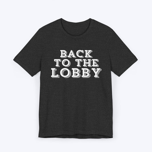 T-Shirt Dark Grey Heather / S Back to the Lobby Sketch T-shirt