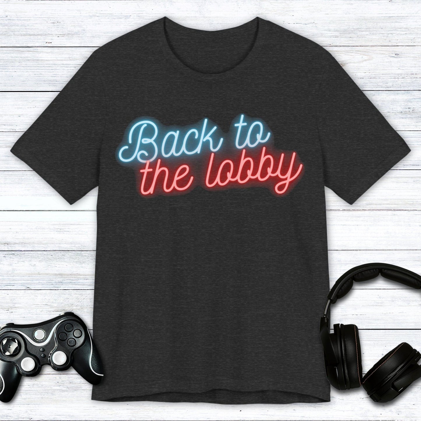T-Shirt Dark Grey Heather / S Back to the Lobby T-shirt