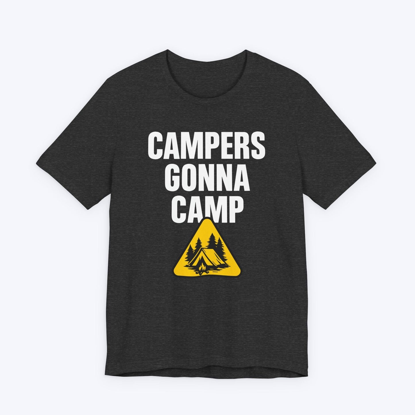 T-Shirt Dark Grey Heather / S Campers Gonna Camp T-shirt