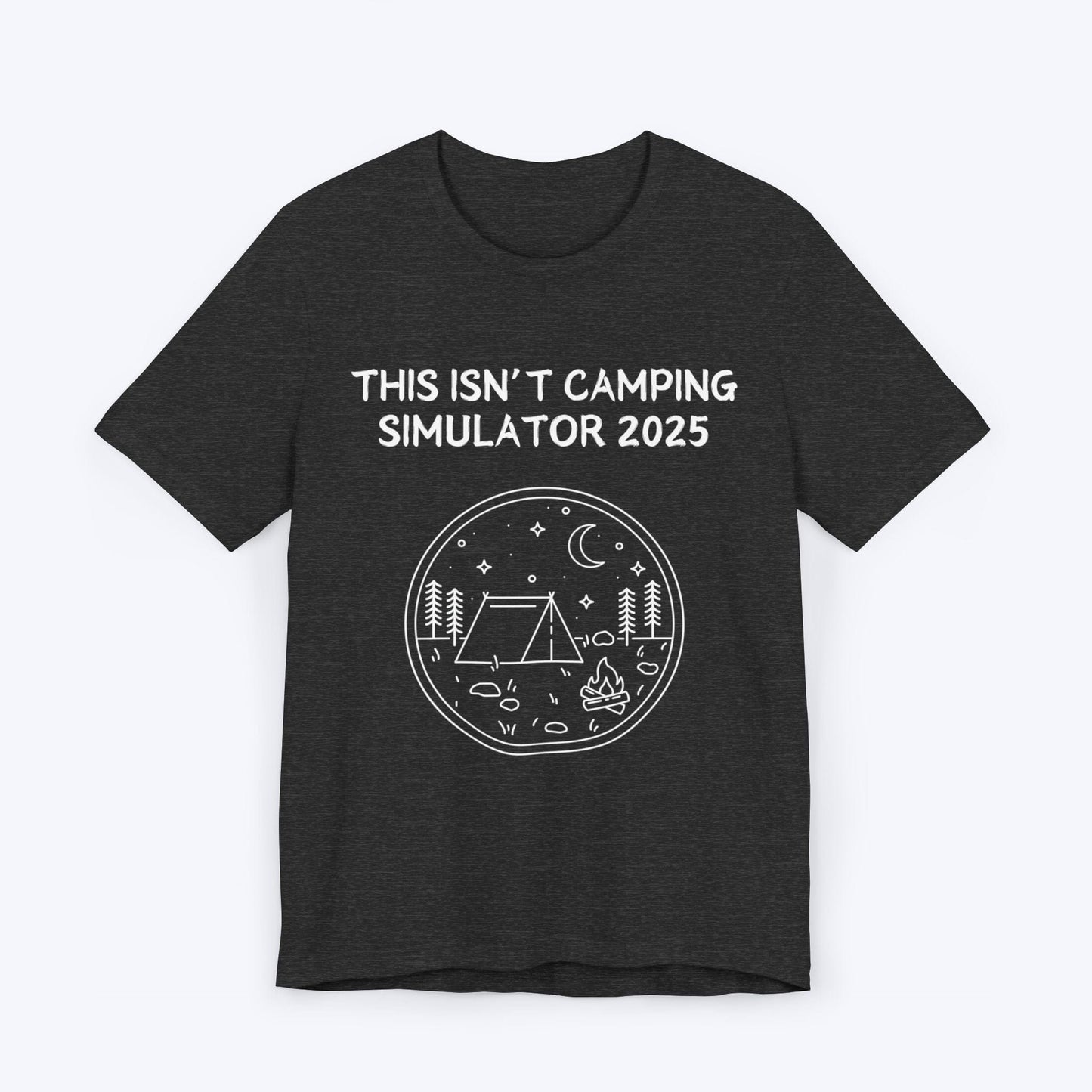 T-Shirt Dark Grey Heather / S Camping Simulator "Gamer" T-shirt