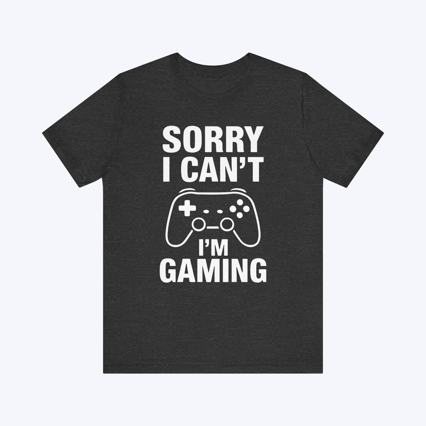 T-Shirt Dark Grey Heather / S Can’t Talk – Gaming T-shirt