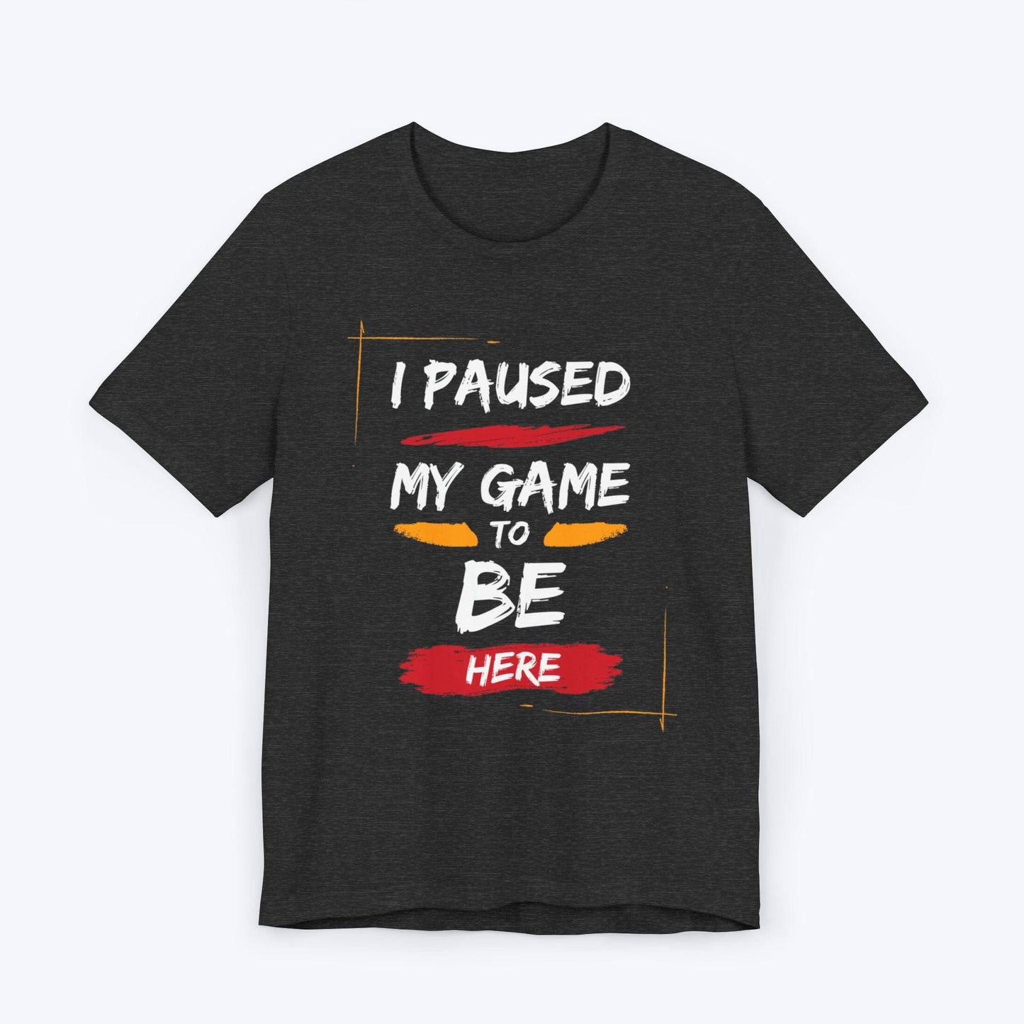 T-Shirt Dark Grey Heather / S Classic Pause Gaming T-shirt