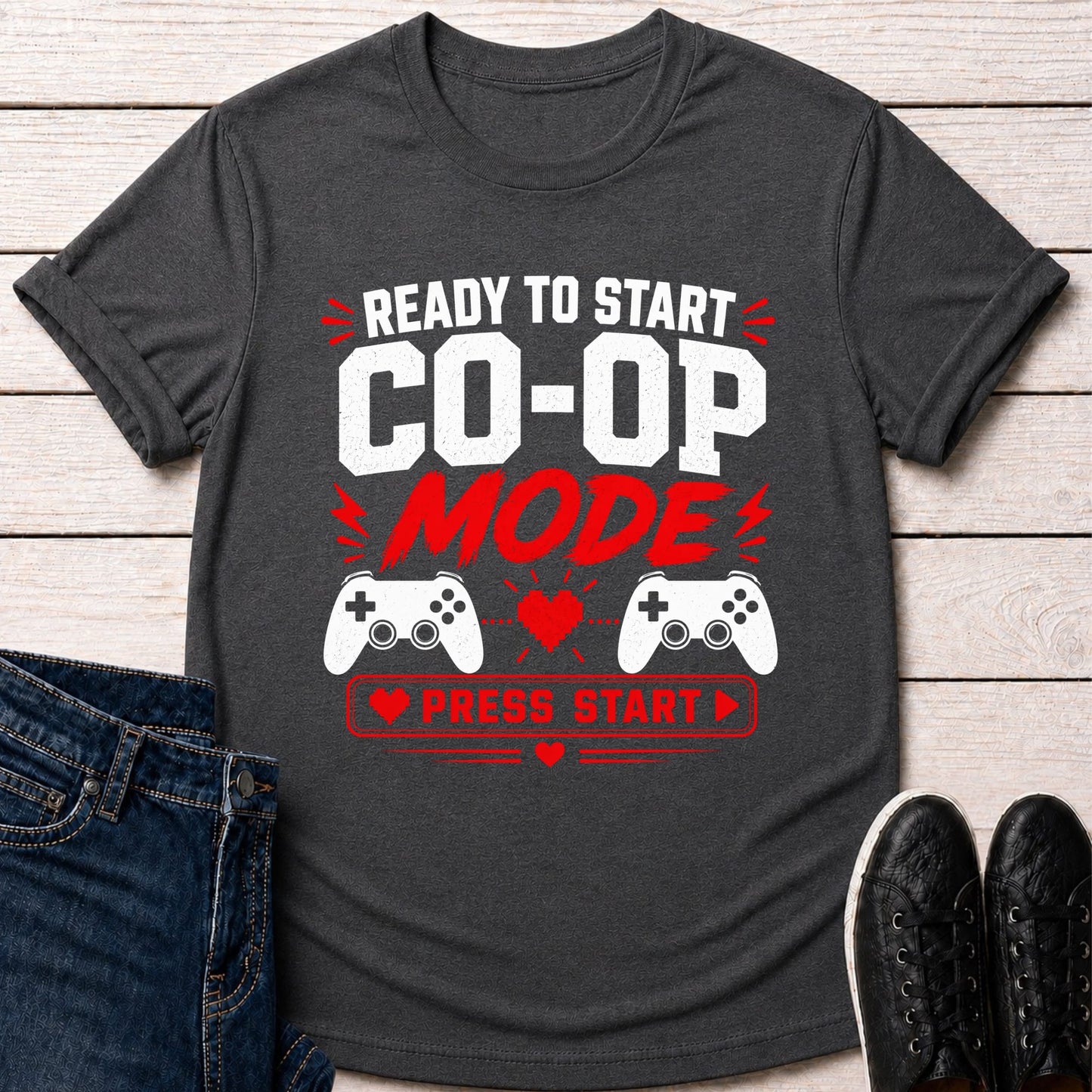 T-Shirt Dark Grey Heather / S Co-op Activated T-shirt