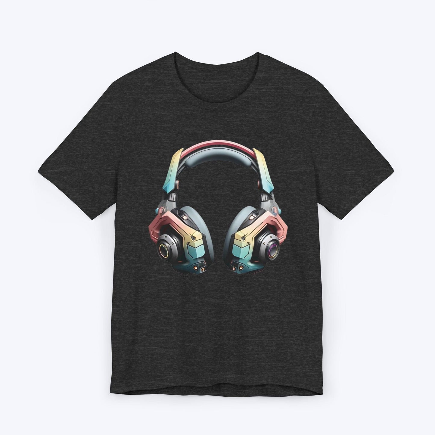 T-Shirt Dark Grey Heather / S Cyber Echo Gaming Headset T-shirt