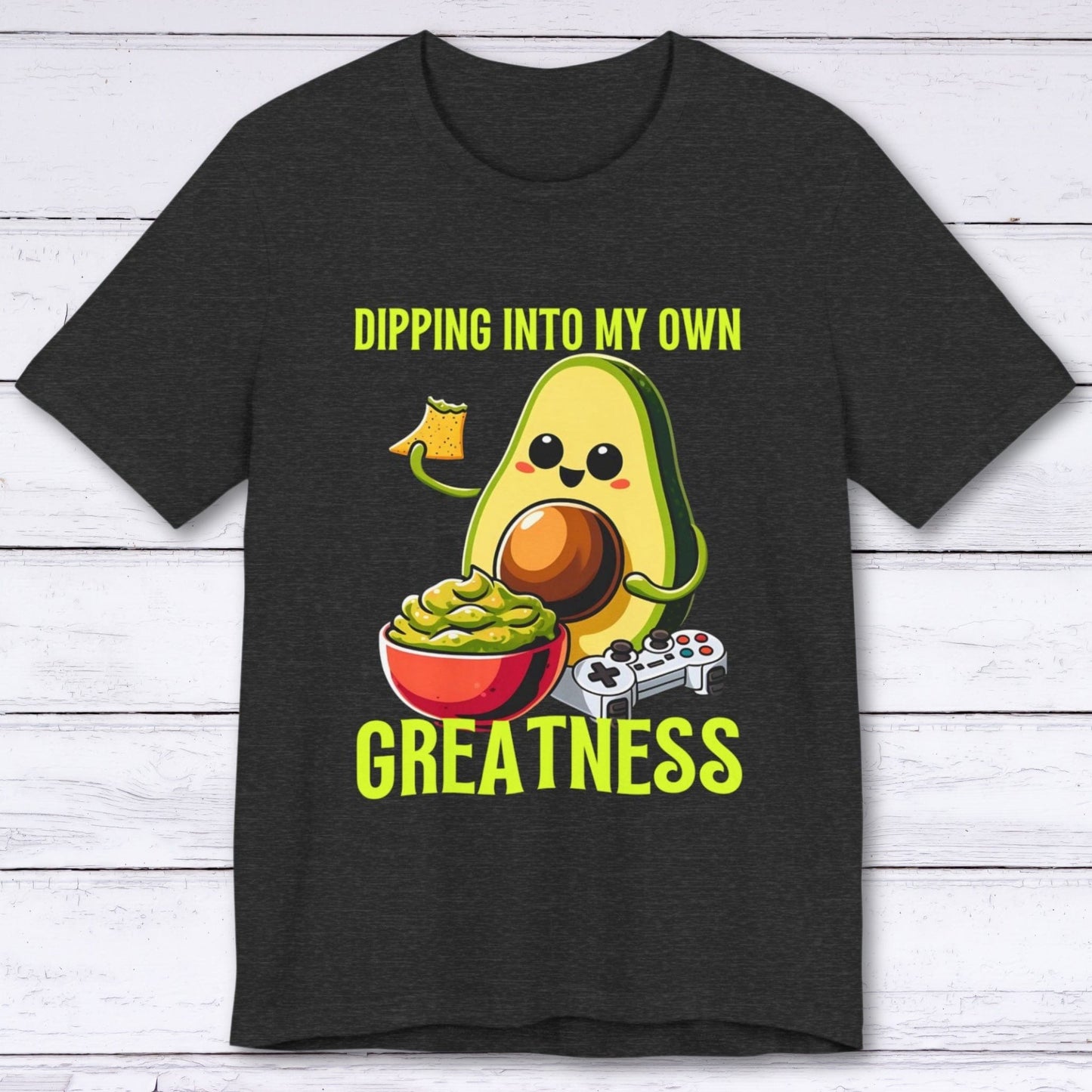 T-Shirt Dark Grey Heather / S Dipping Into My Own Greatness Avocado T-shirt