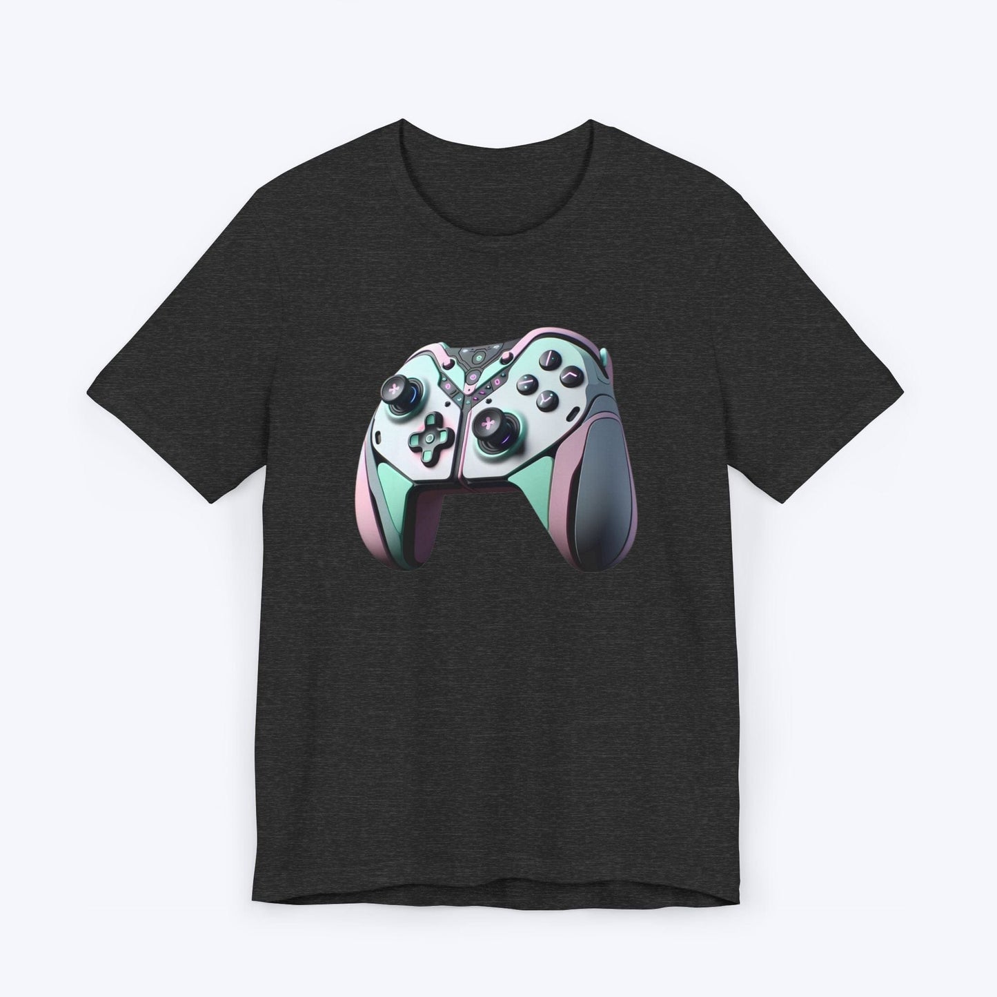 T-Shirt Dark Grey Heather / S Distinct Future Gaming Controller T-shirt