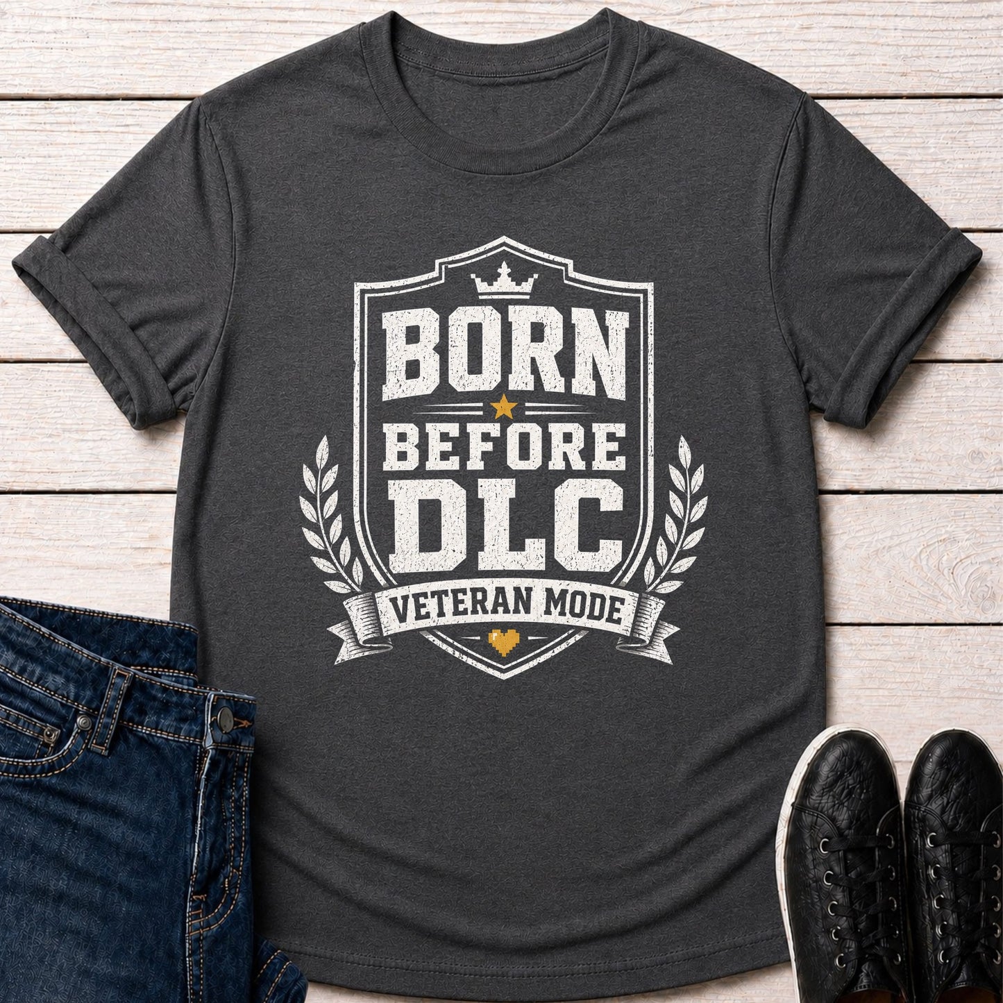 T-Shirt Dark Grey Heather / S DLC Free T-shirt