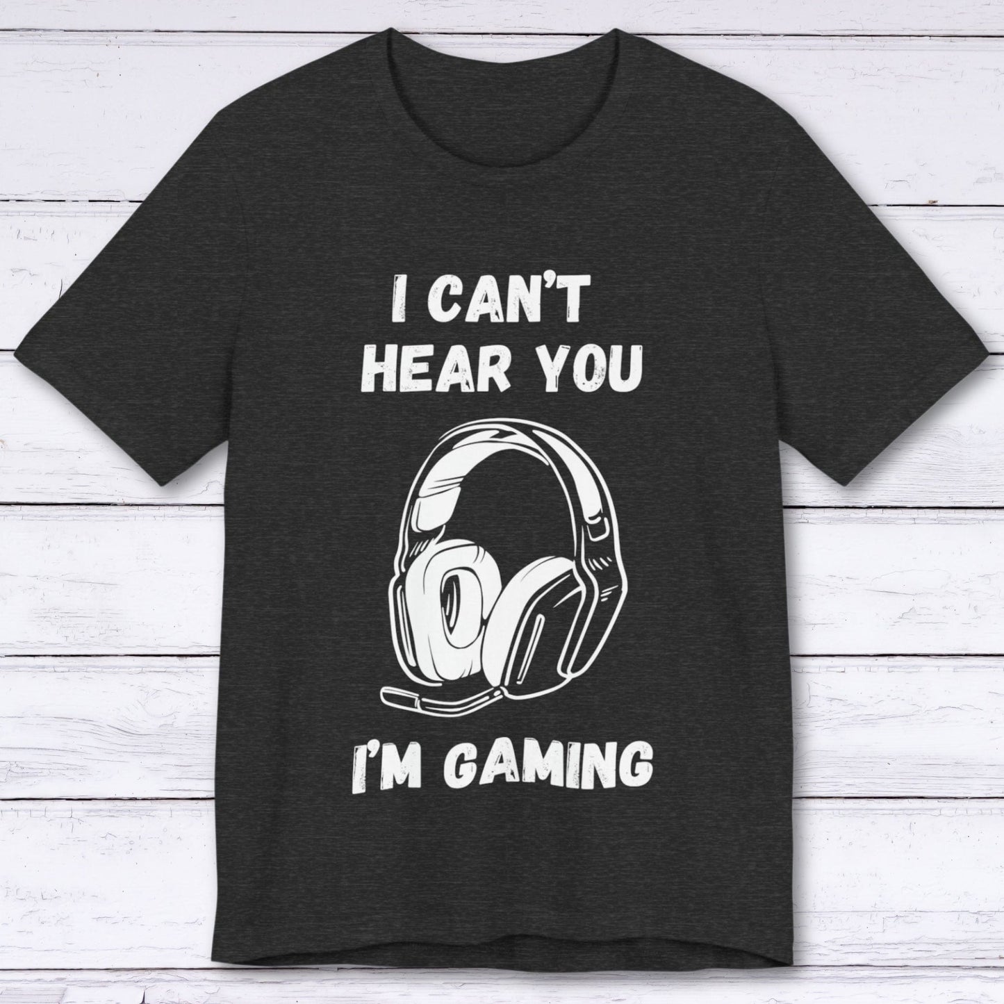 T-Shirt Dark Grey Heather / S Do Not Disturb: Gamer at Play T-shirt