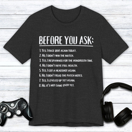 T-Shirt Dark Grey Heather / S Don't Ask T-shirt