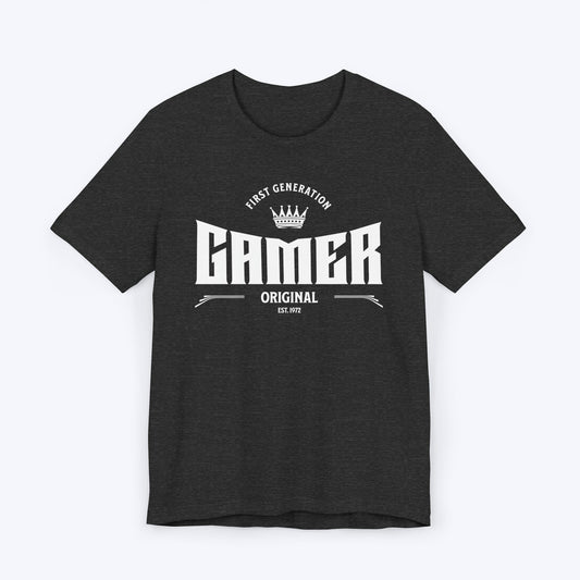 T-Shirt Dark Grey Heather / S First Generation Gamer T-shirt