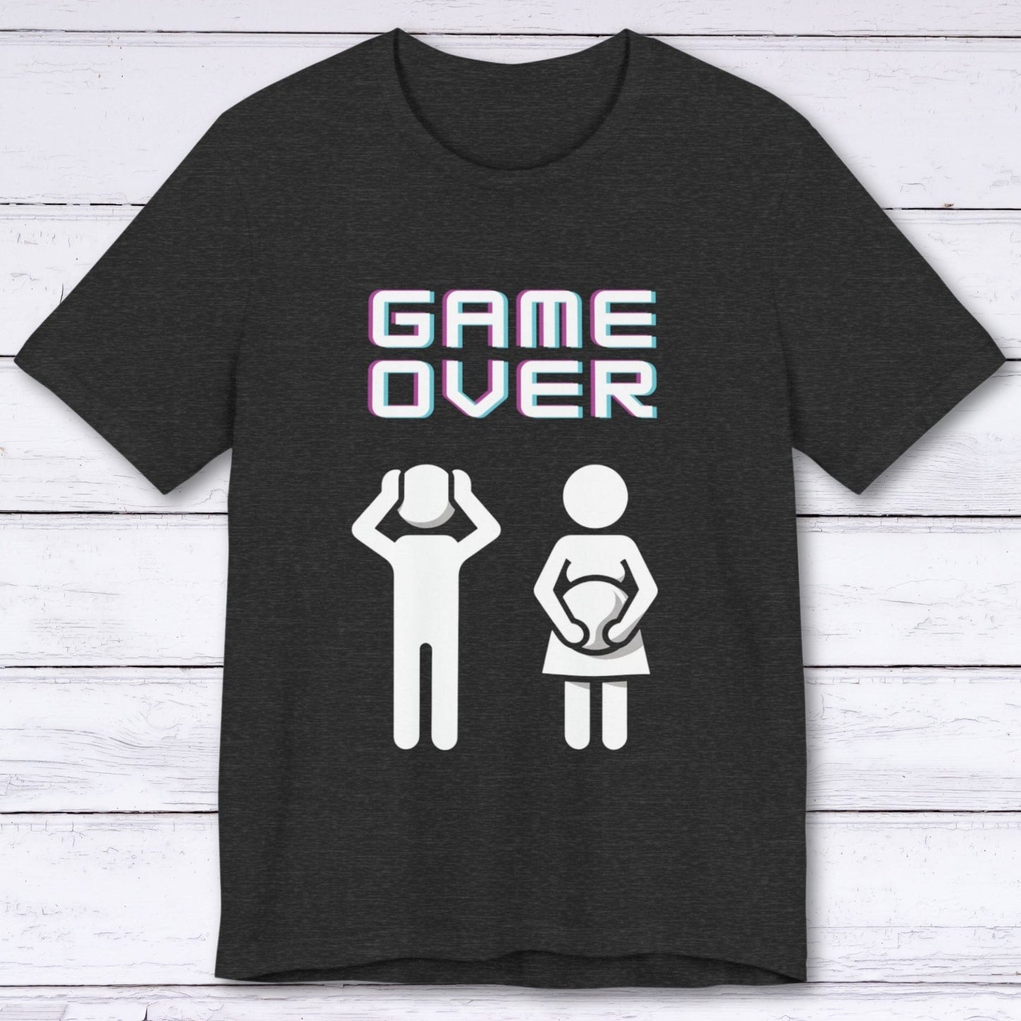 T-Shirt Dark Grey Heather / S Game Over: New Player Loading T-shirt