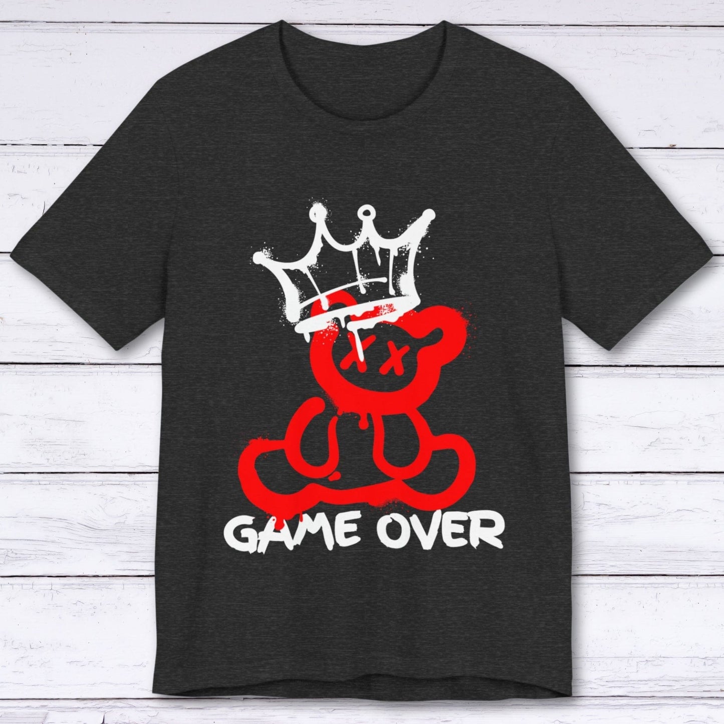 T-Shirt Dark Grey Heather / S Game Over Regalia T-shirt