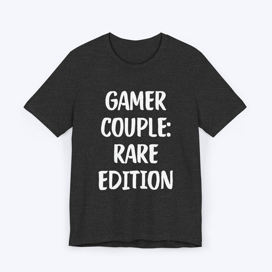 T-Shirt Dark Grey Heather / S Gamer Couple: Rare Edition T-shirt