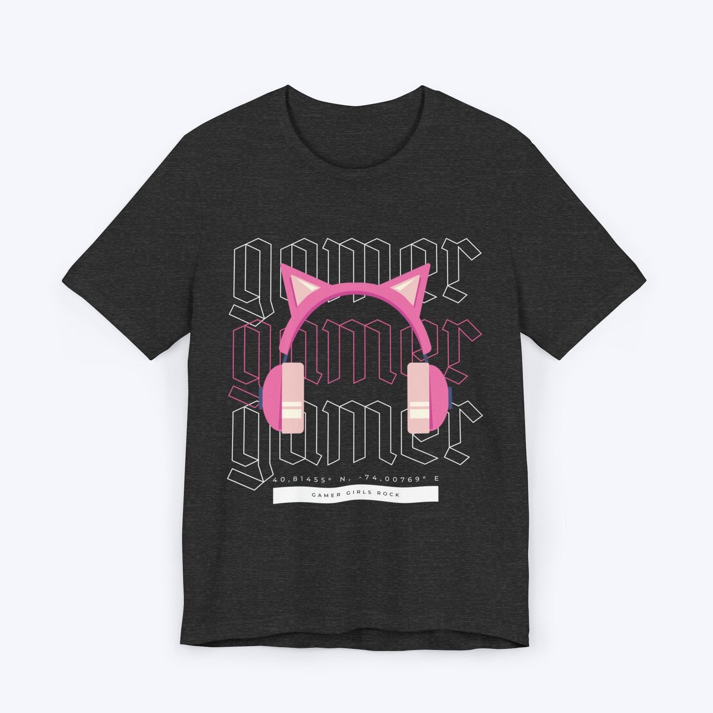 T-Shirt Dark Grey Heather / S Gamer Girls Rock T-shirt