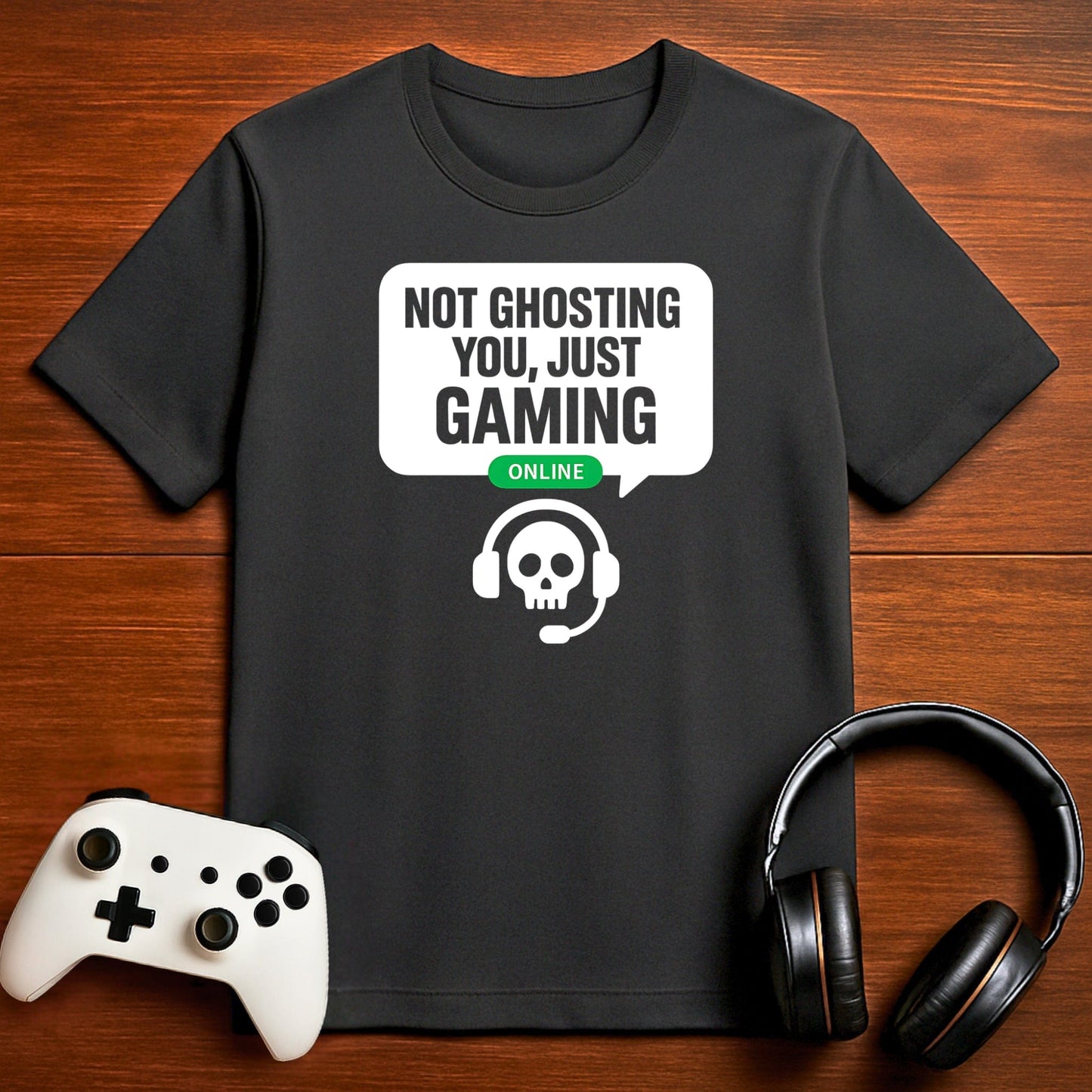 T-Shirt Dark Grey Heather / S Gaming Mode > Social Mode T-shirt